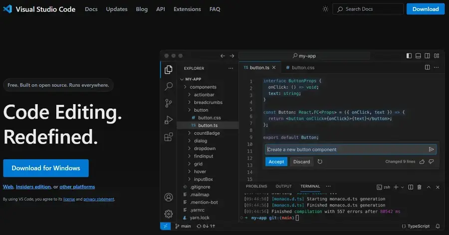 ویژوال استودیو کد - Visual Studio Code (VS Code) Visual Studio Code