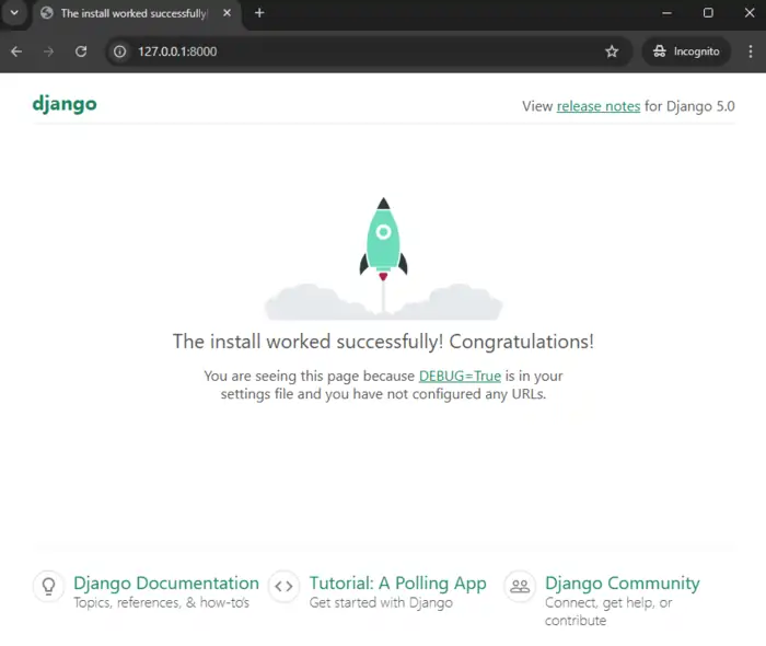 اجرا شدن جنگو (Django) در مرورگر